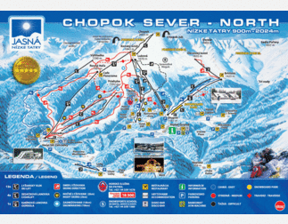 Lyžařské středisko Jasná Chopok jih a Jasná Chopok sever